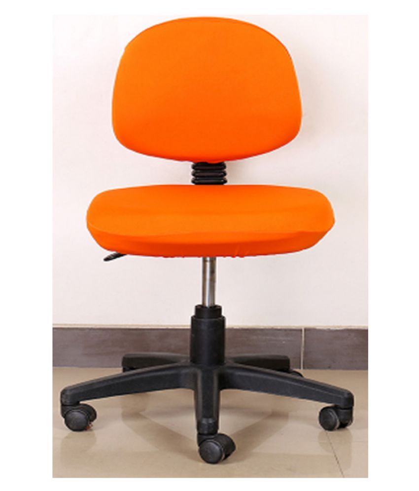 Buy Cologo 2pc Orange Round Elastic Office Chair Cover Online At Low Price In India Snapdeal