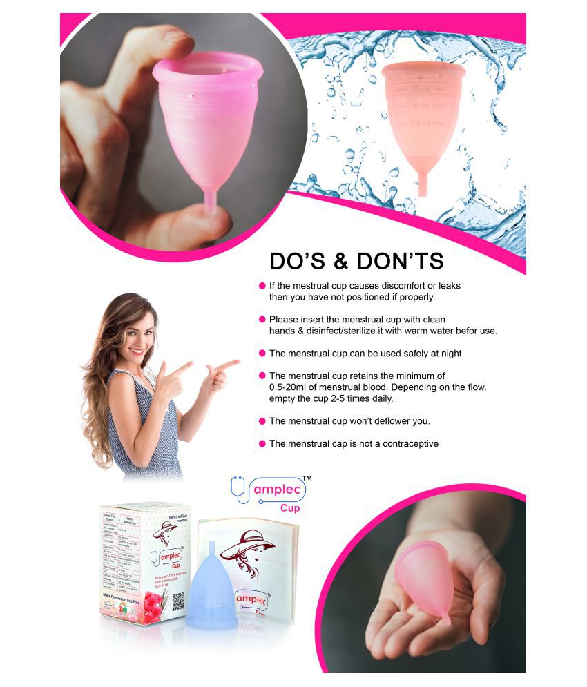 Amplec 1 Reusable Menstrual Cup Small Buy Amplec 1 Reusable Menstrual