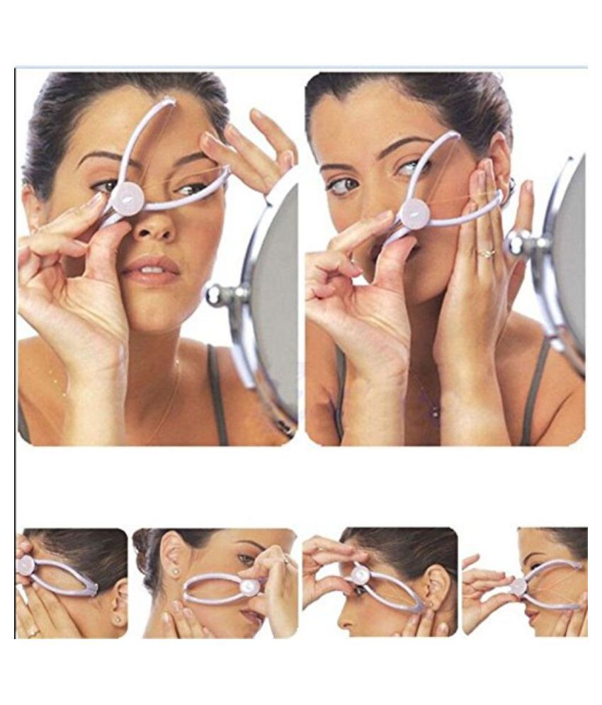 Buy ZURU BUNCH Eyebrow Face and Body Hair Threading Kit for Women Plastic  Angled Tweezer Online at Best Price in India - Snapdeal