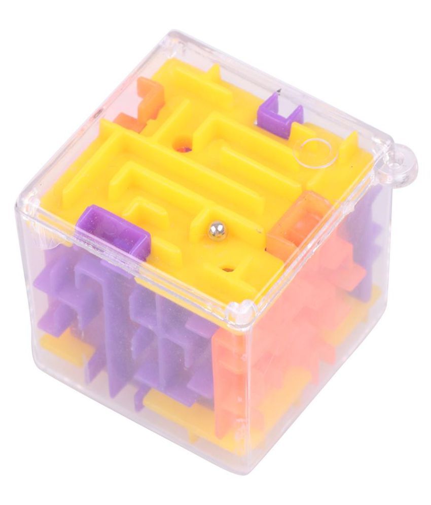 3D Maze Magic Cube Toy Labyrinth Rolling Puzzle Game Kid ...