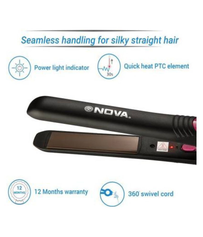 nova nhs 840 hair straightener