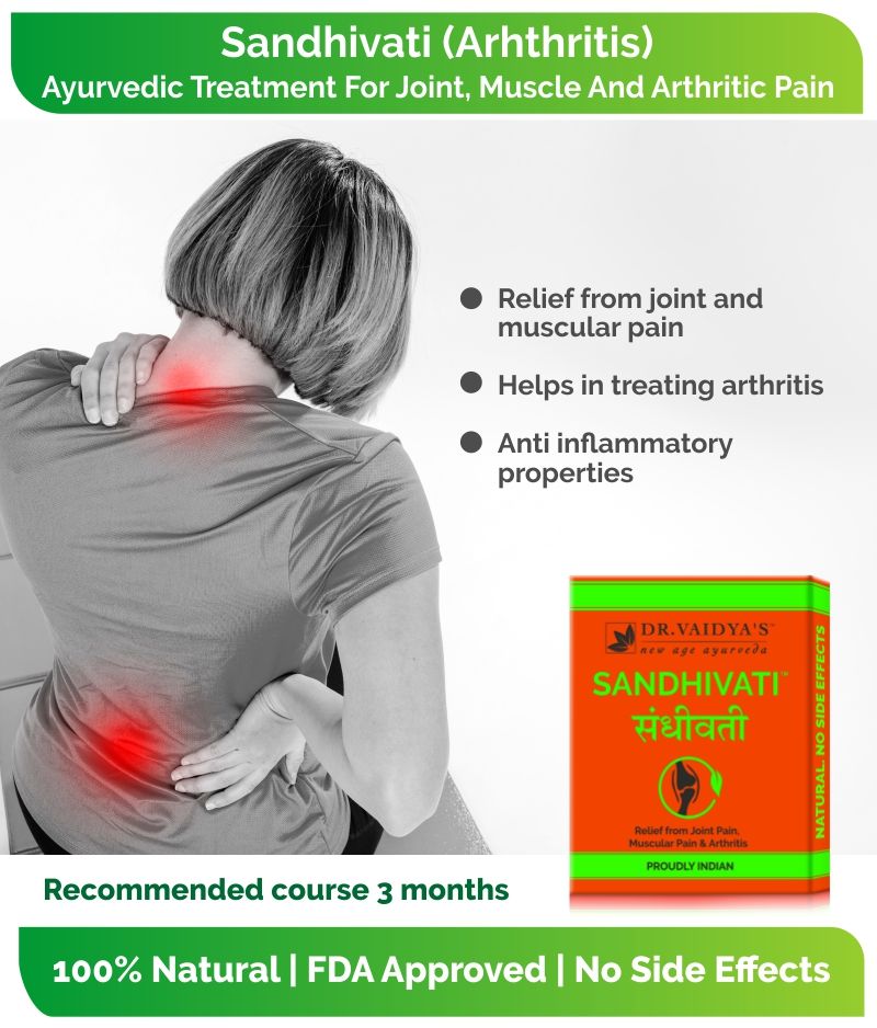 Dr. Vaidya's Sandhivati Ayurvedic treatment for joint, muscle and