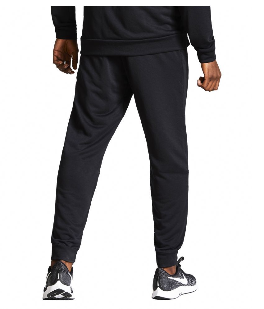 adidas black polyester lycra trackpants