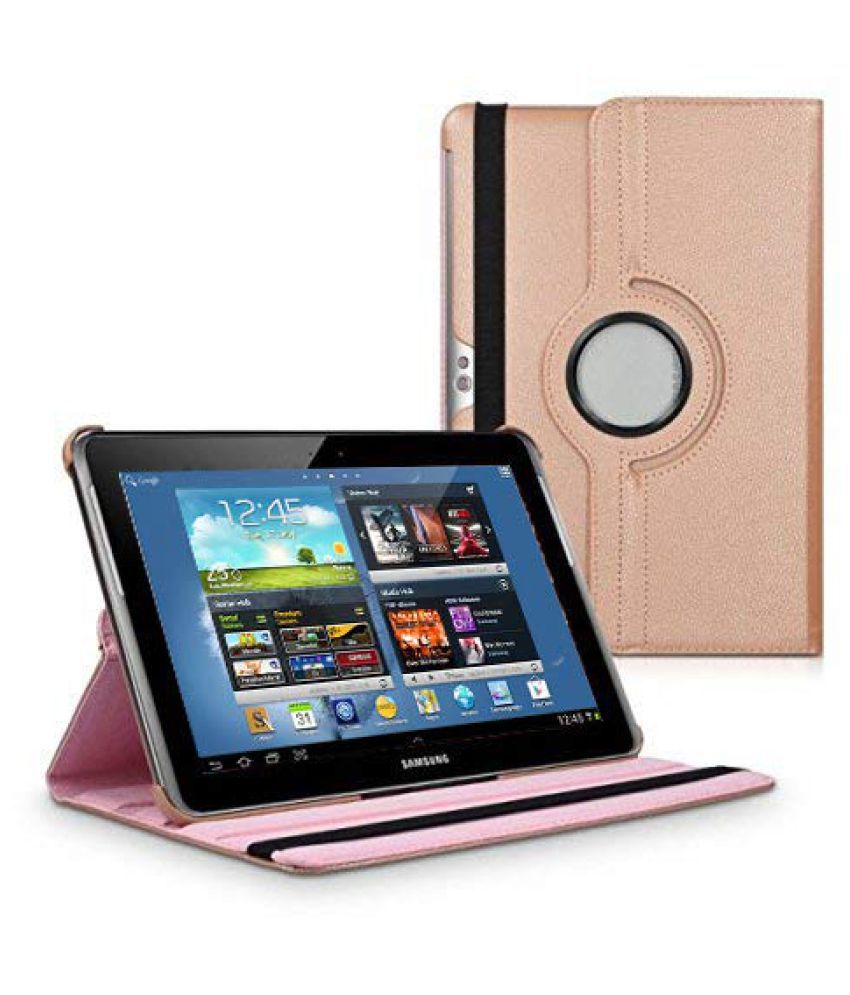 Samsung Galaxy Tab 2 10.1 P5100 Flip Cover By TGK Gold - Cases & Covers