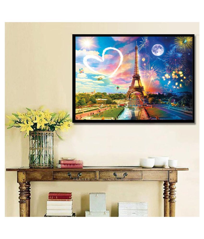 DIY 5D Diamond Embroidery Painting Full Drill Eiffel Tower Craft Home Decor Art
