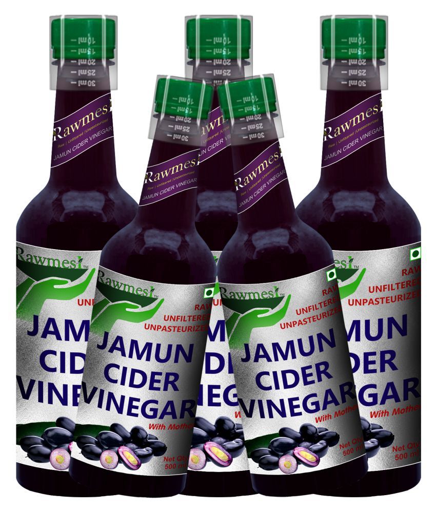 rawmest Pure & Natural Jamun Cider Vinegar for Diabetes Control 500 g