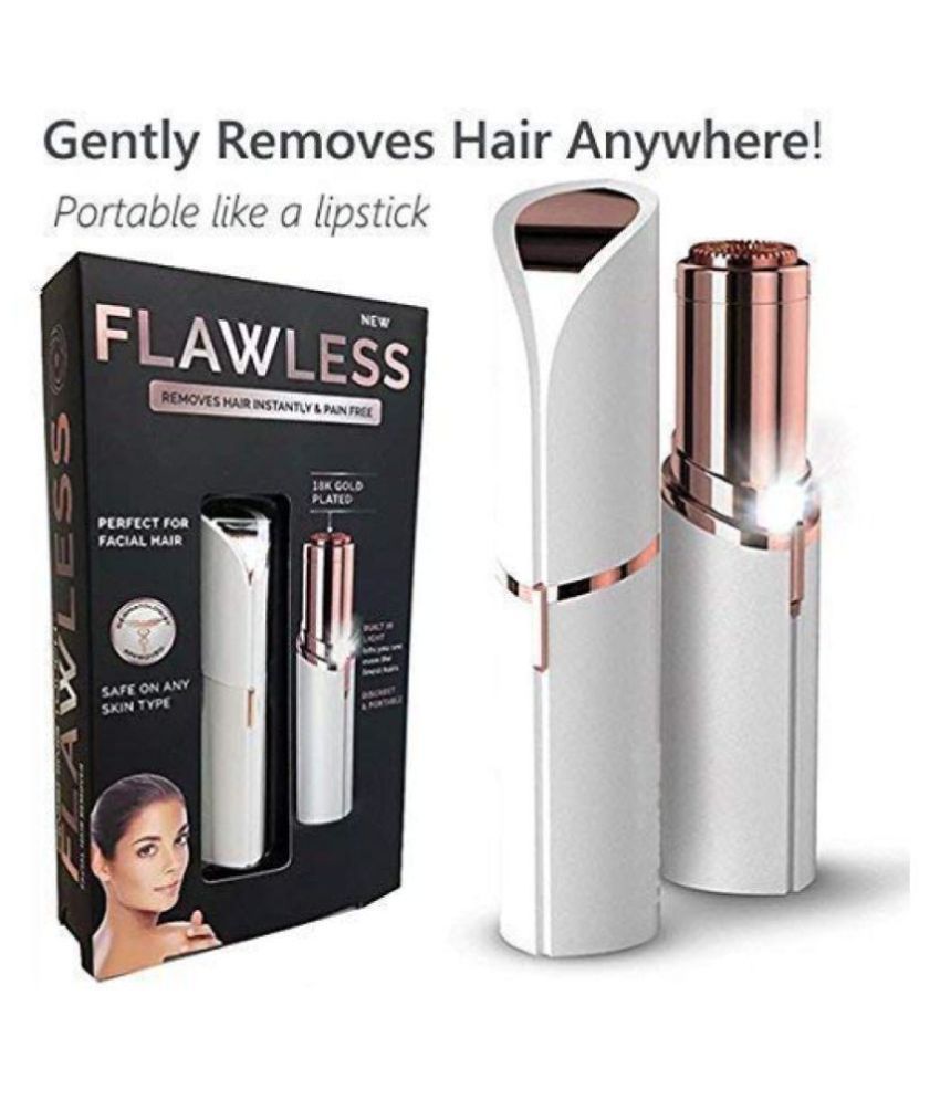 YUVAAN TRADERS Flawless Women"s Painless Facial Hair Remover Battery
