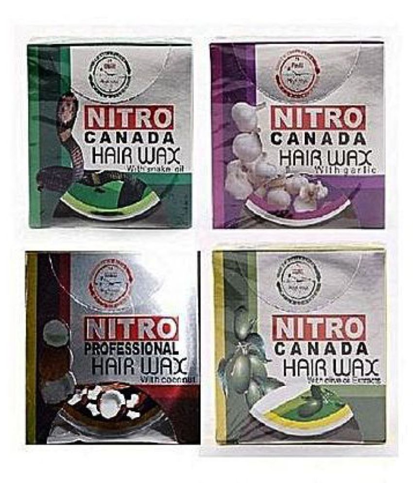 Imported Nitro Canada Hair Wax Olive Garlic Coconut Shine