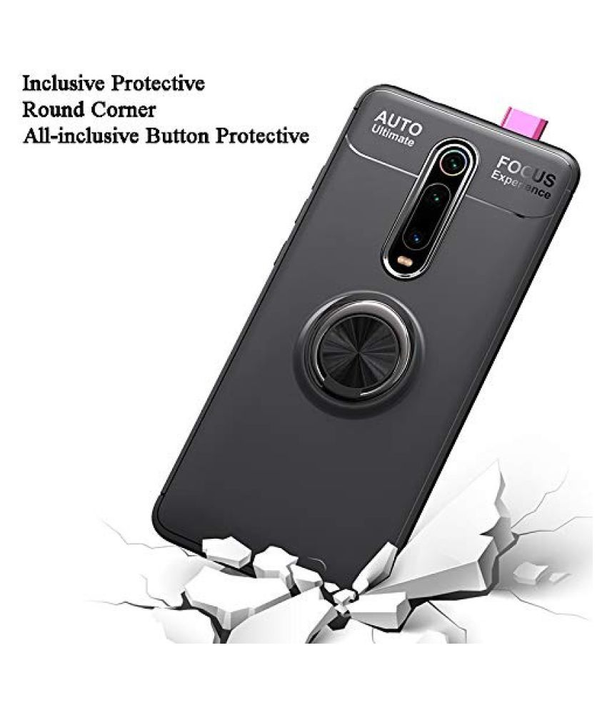 xiaomi redmi k20 pro ring holder jma blue rubberized metal finger ring stand back case