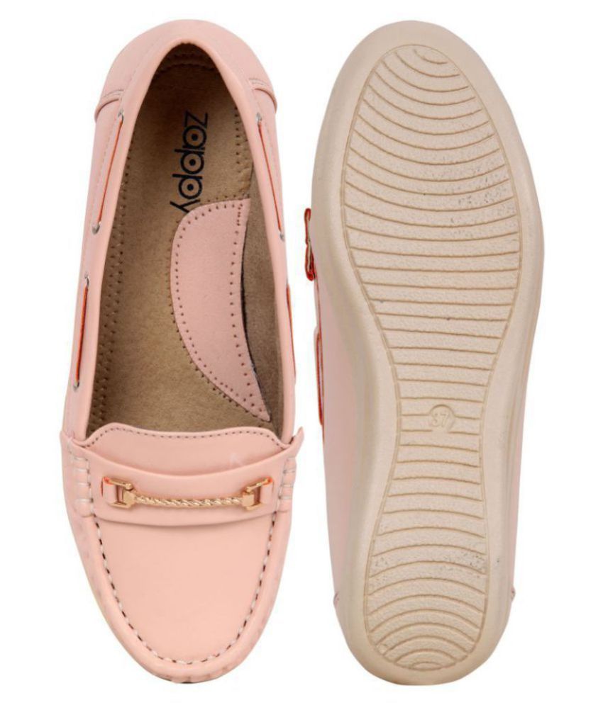 zappy pink casual shoes