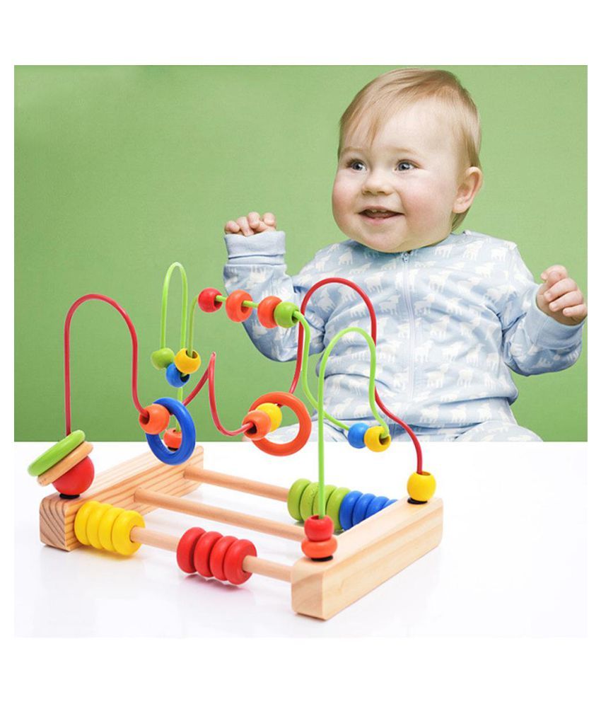 counting toy with beads