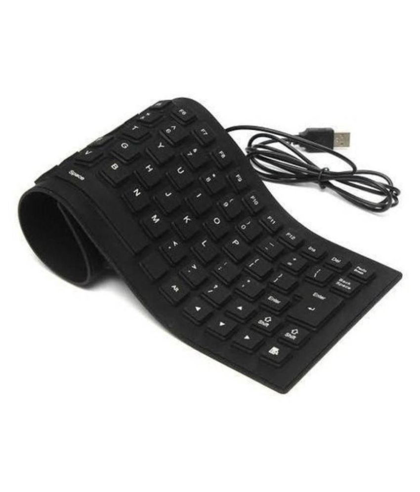 SUREELEEPortable Flexible Silicone Foldable Waterproof Wired USB Tablet