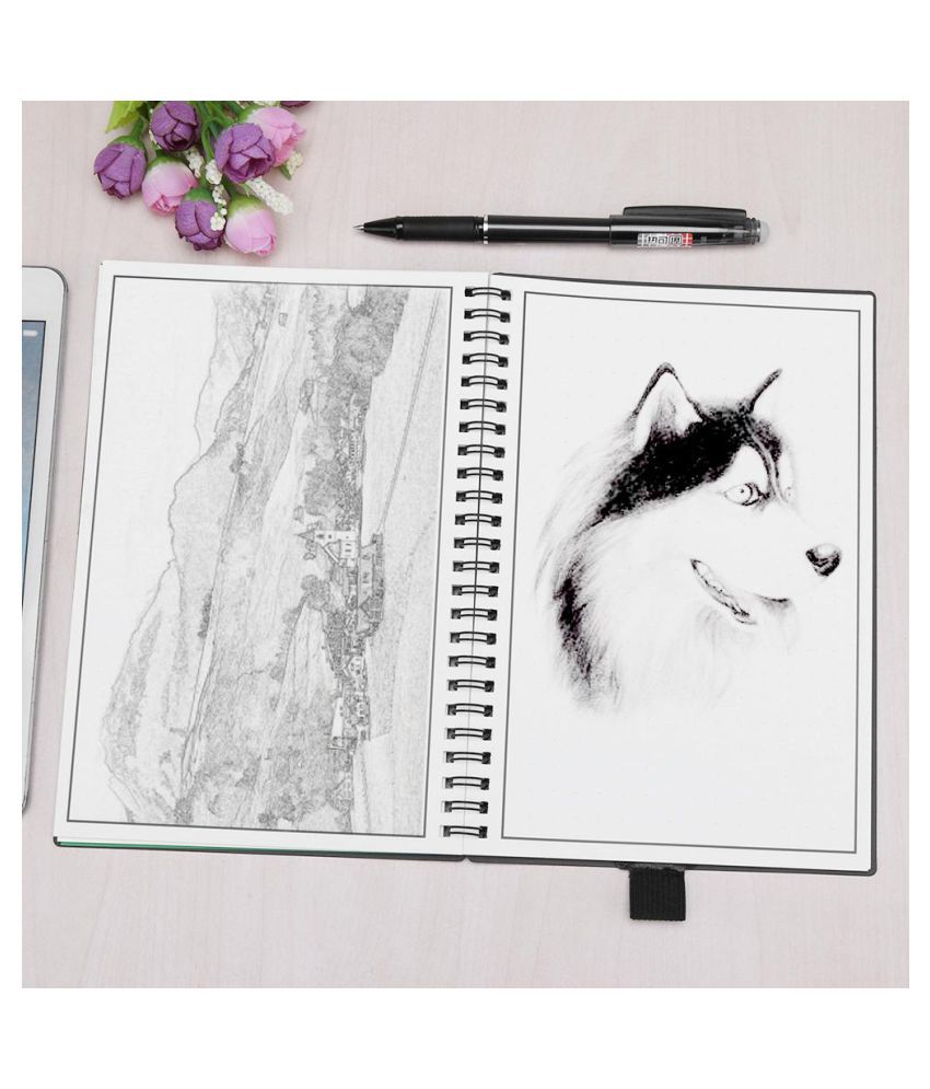 Smart Reusable Erasable Notebook Microwave Cloud Erase Notepad with Pen - Buy Smart Reusable Erasable Notebook Microwave Cloud Erase Notepad with Pen Online at Low Price in India - Snapdeal