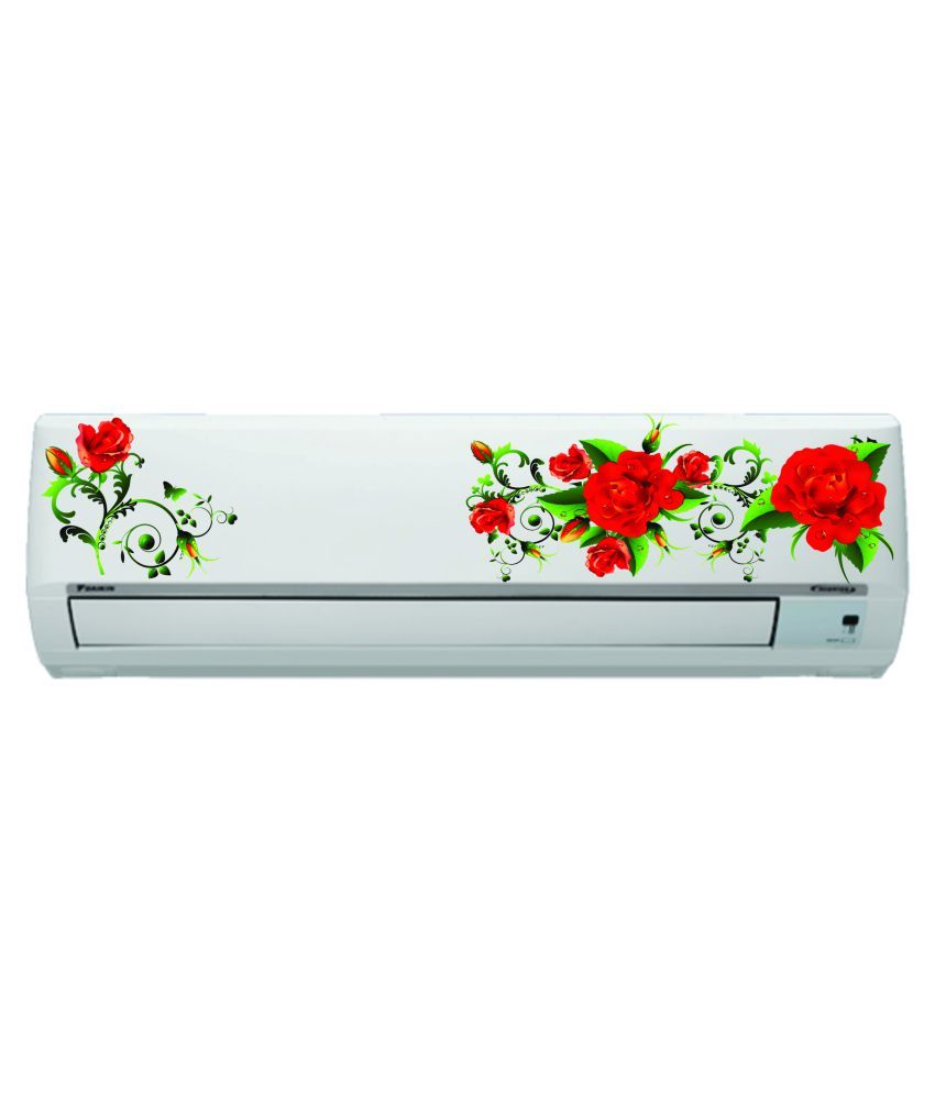     			Decor Villa Beautiful Rose Floral Sticker ( 20 x 91 cms )