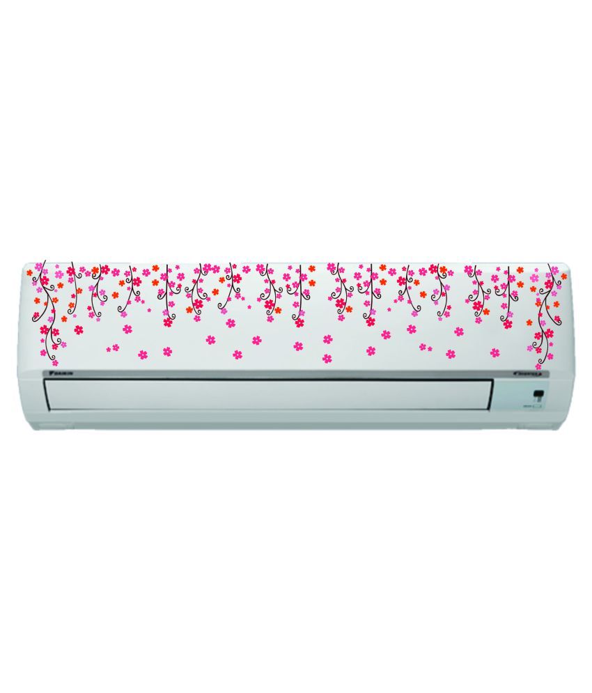     			Decor Villa Pink Floral Floral Sticker ( 17 x 91 cms )