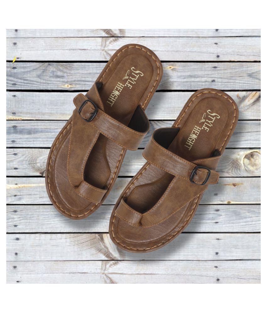     			Style Height Brown Thong Flip Flop