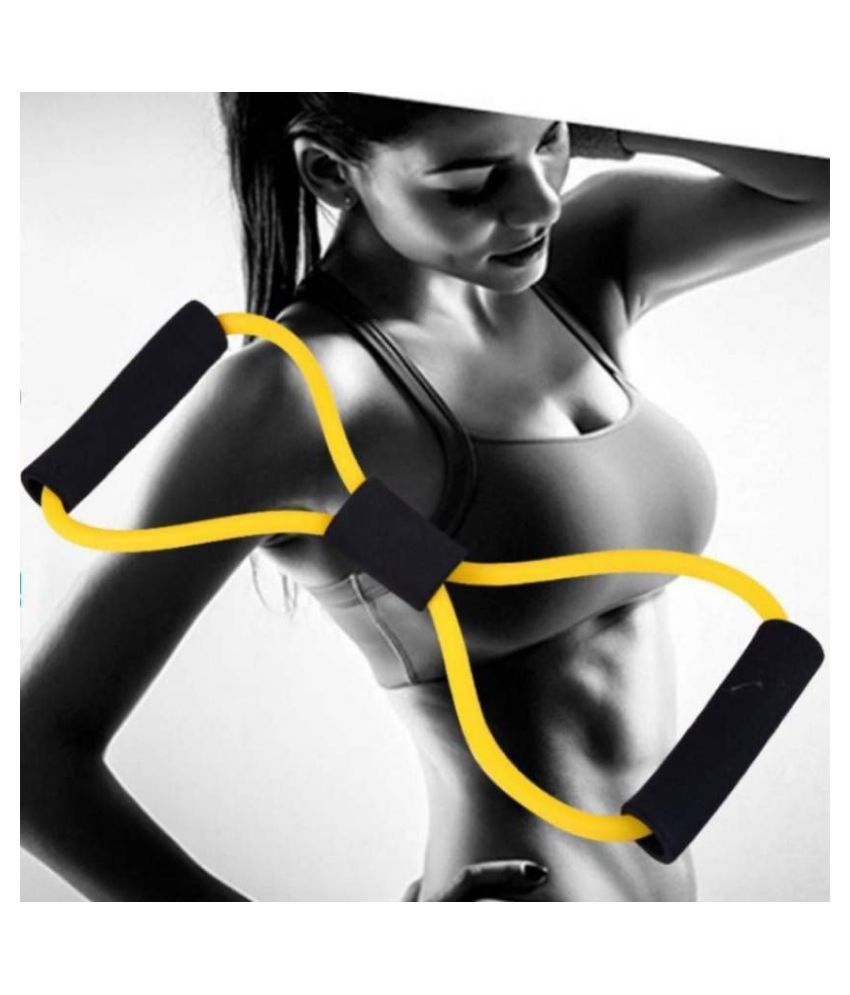 RESISTANCE BANDS FITNESS MUSCLE WORKOUT EXERCISE YOGA RESISTANCE TUBE