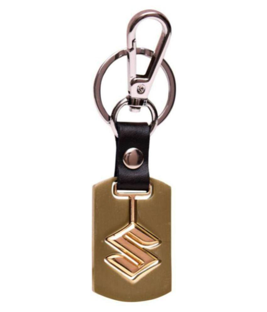     			Tag Sky Multicolour Suzuki Premium Leather Metal Locking Key Chain