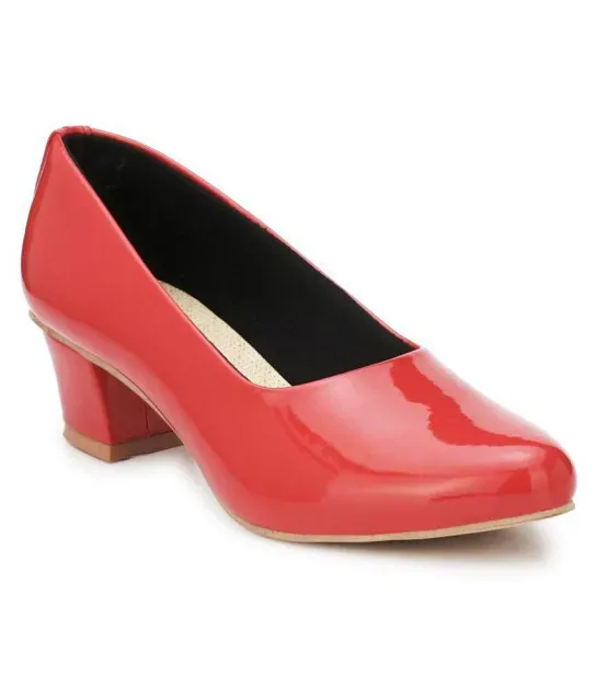 9% OFF on Zachho Red Heeled Sandals on Snapdeal | PaisaWapas.com