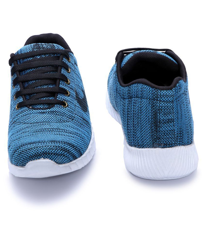 black and turquoise trainers