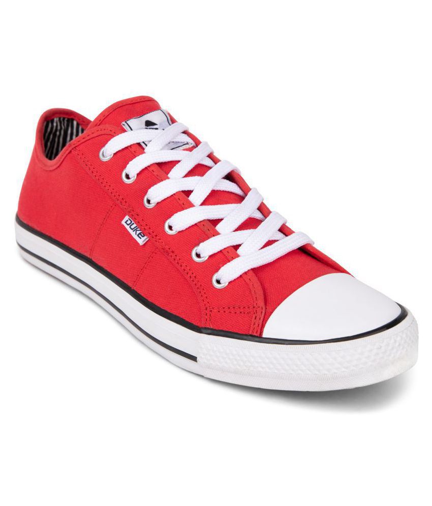 Duke Sneakers Red Casual Shoes - Buy Duke Sneakers Red Casual Shoes ...