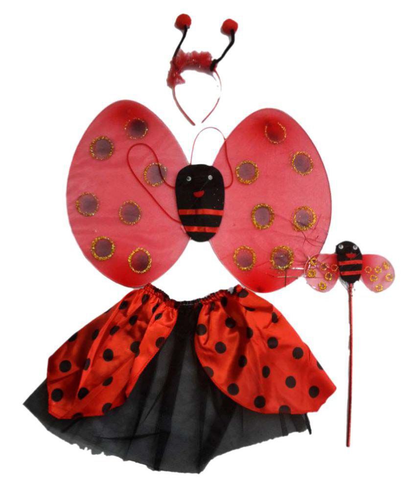     			Kaku Fancy Dresses Lady Bird Accessories for kids