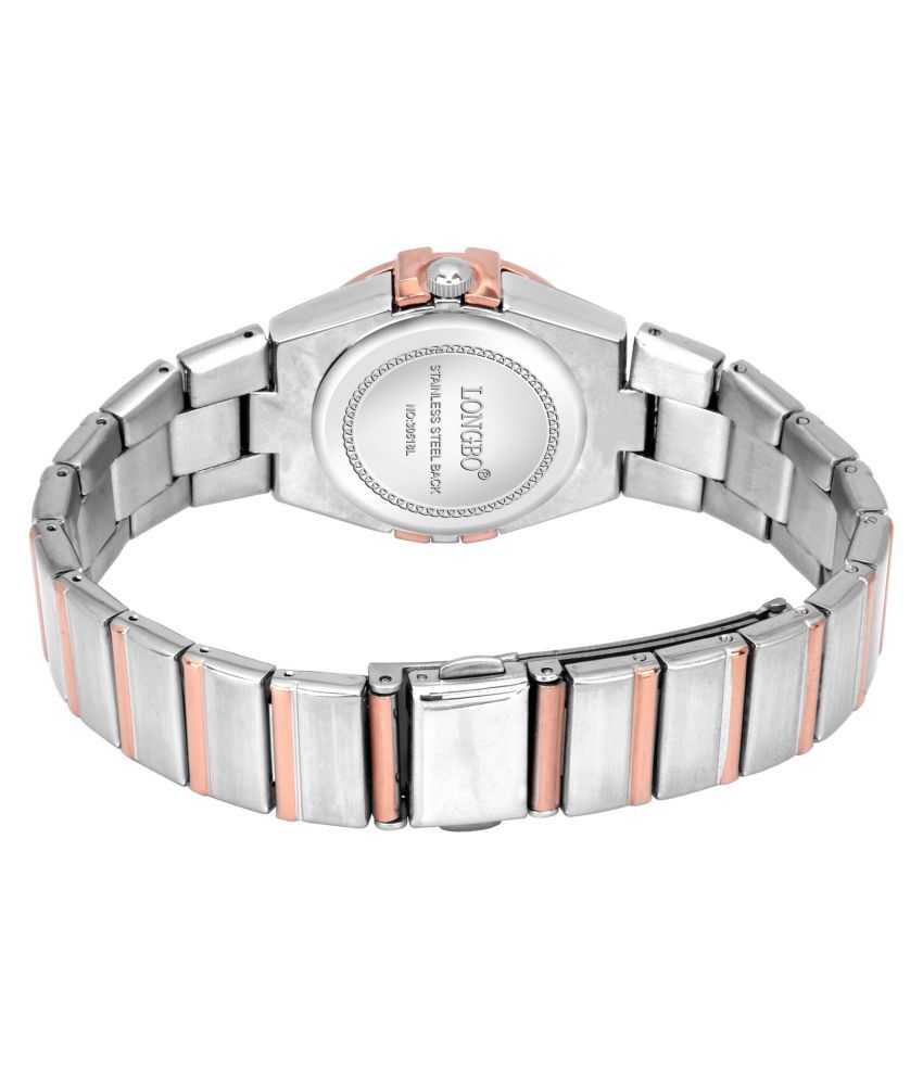 LONGBO Stainless Steel Round Womens Watch Price In India Buy LONGBO 