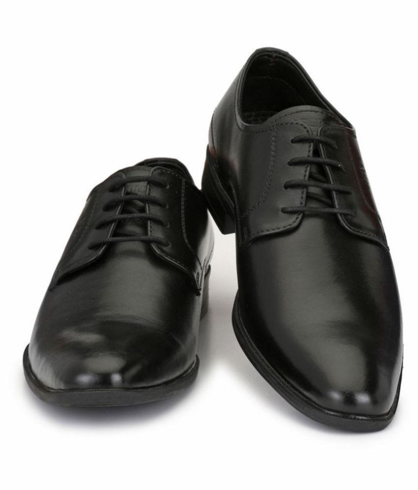 alberto torresi black formal derby shoes