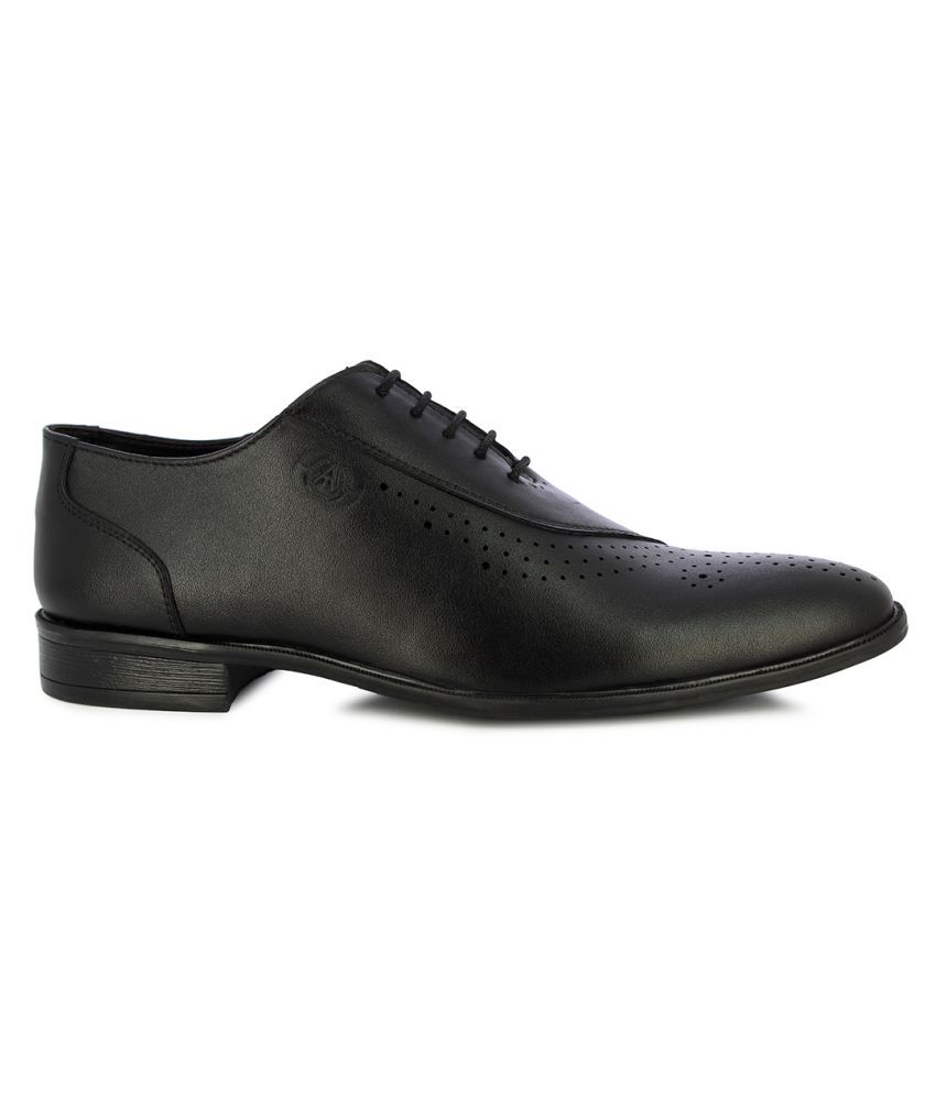 alberto torresi black formal derby shoes