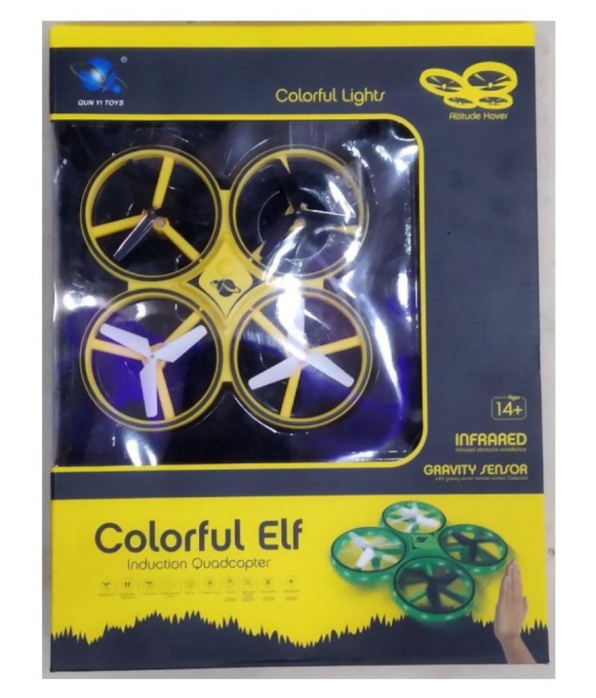 colorful elf induction quadcopter