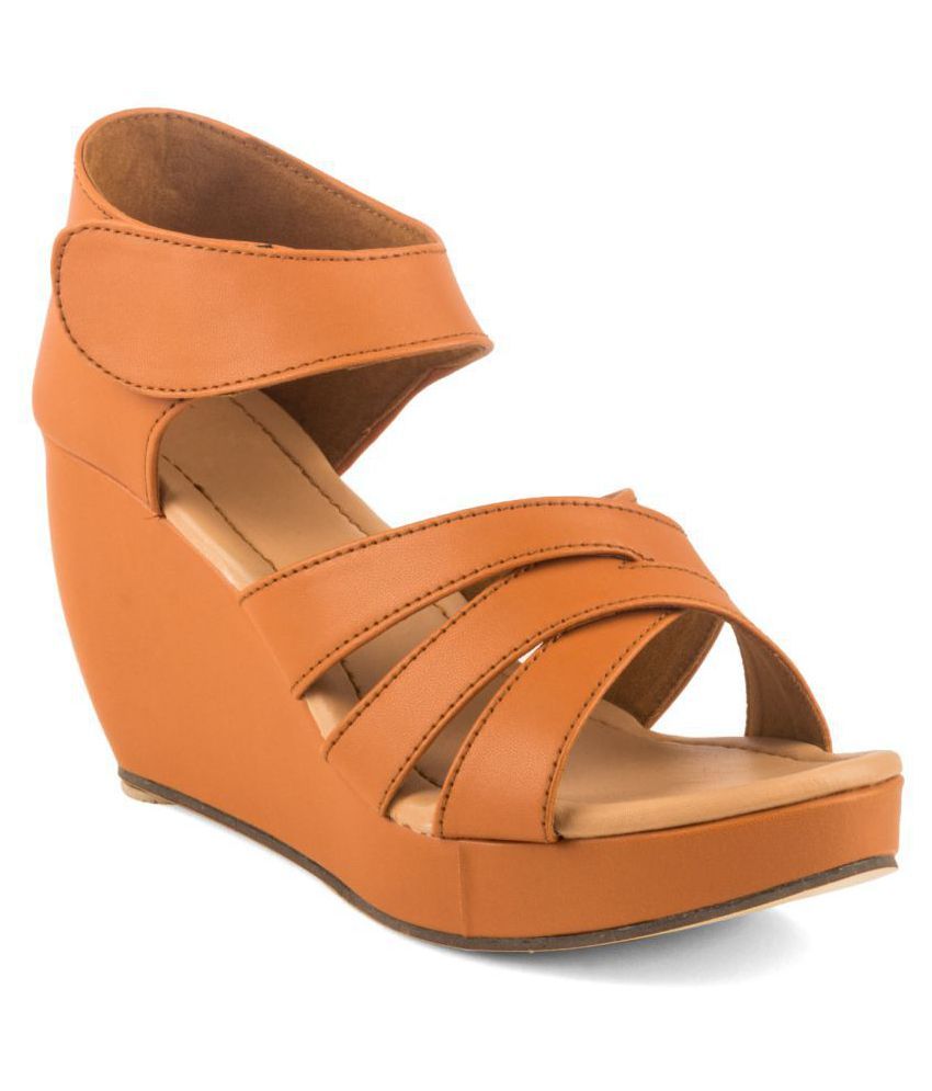 cute orange heels