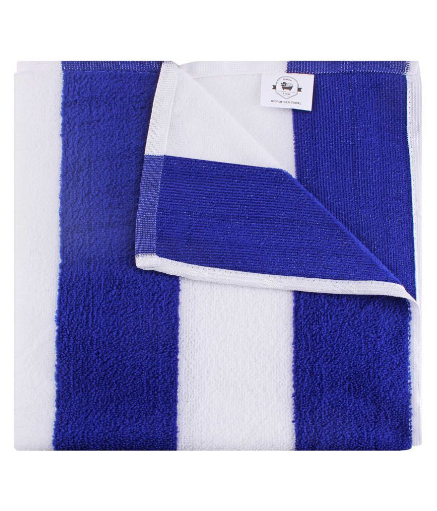 BATHE & SOAK Set of 2 Microfibre Bath Towel Blue Buy BATHE & SOAK Set