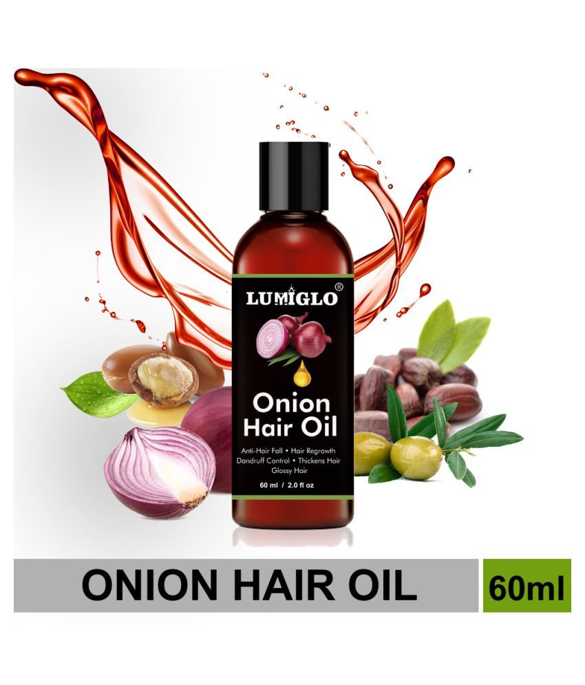 Lumiglo Onion Oil For Hair Regrowth Complete Scalp Treatment 60