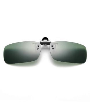 Sunglasses Anti Glare UV400 Clip On Flip Up HD Driving Fishing Eyewear Extension