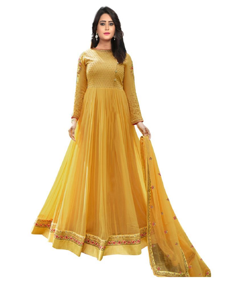 georgette anarkali gowns