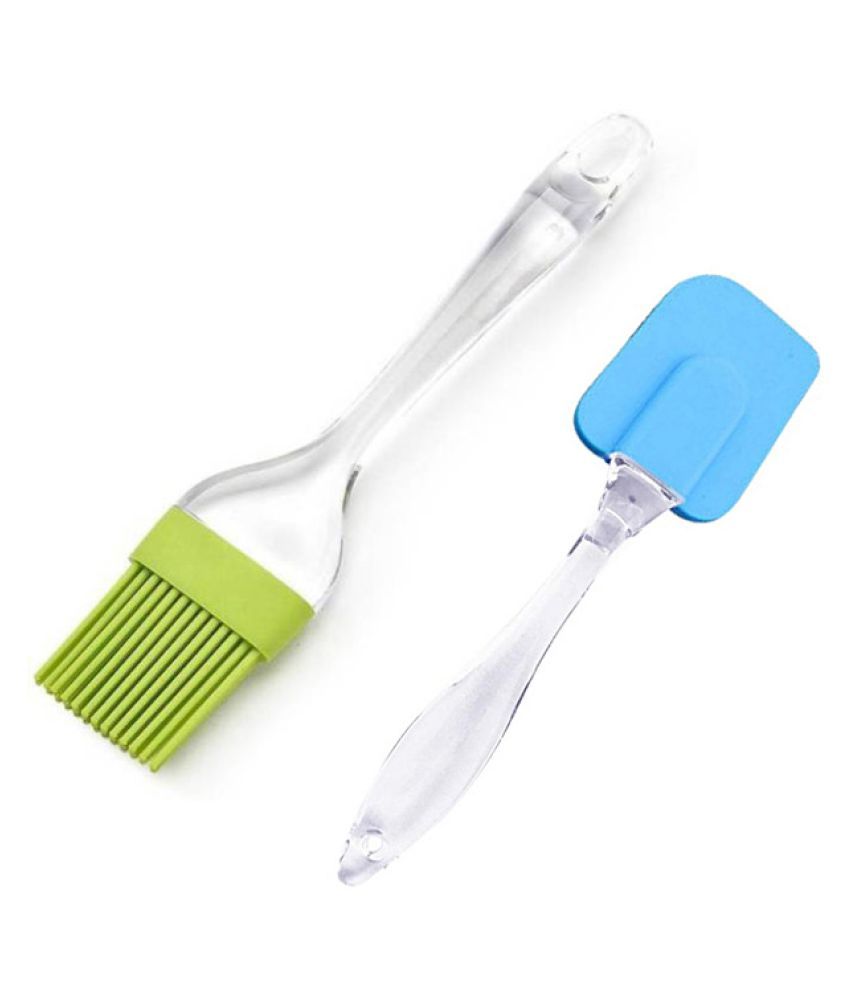     			Combo Pack - Silicone Spatula Brush