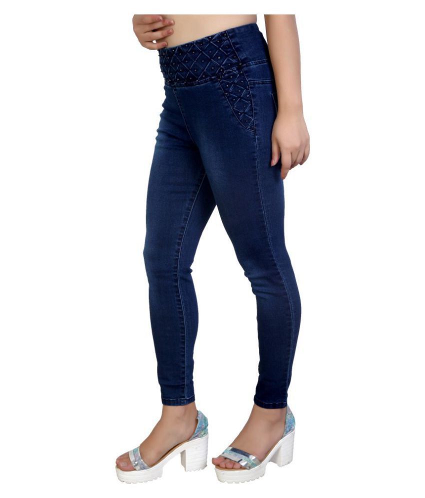 jeggings navy blue