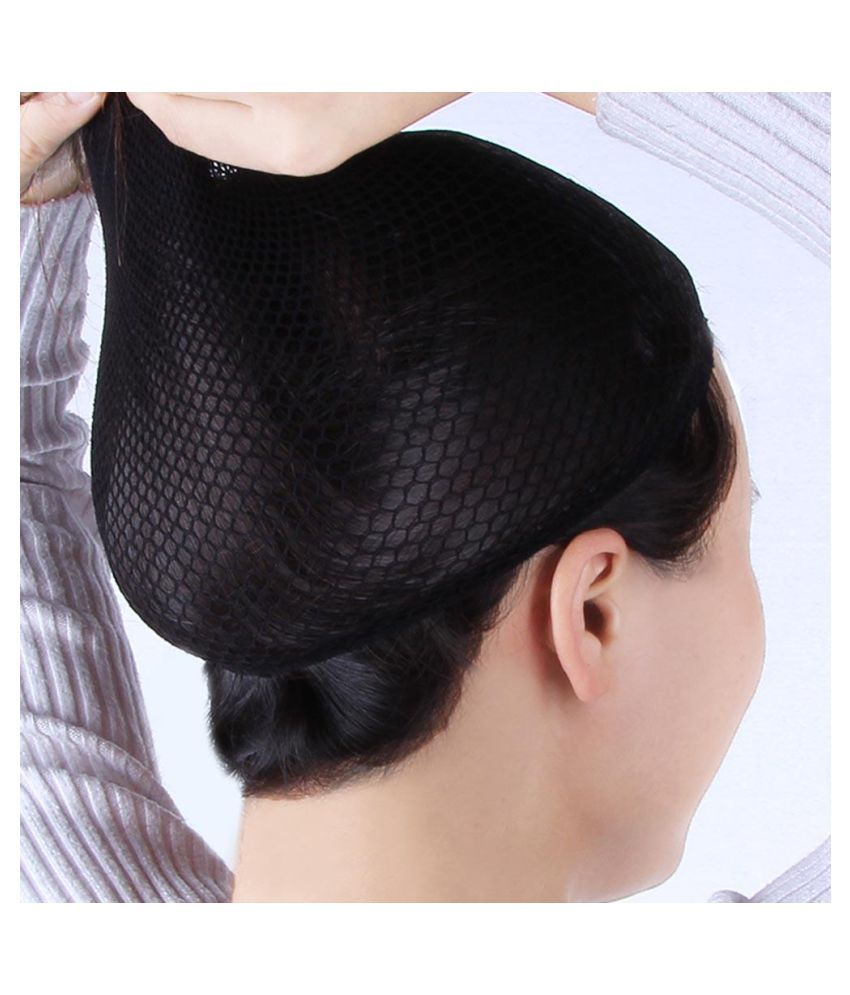 2pcs Elastic Hairnets Mesh Weaving Black Pro Wig Hair Net Making