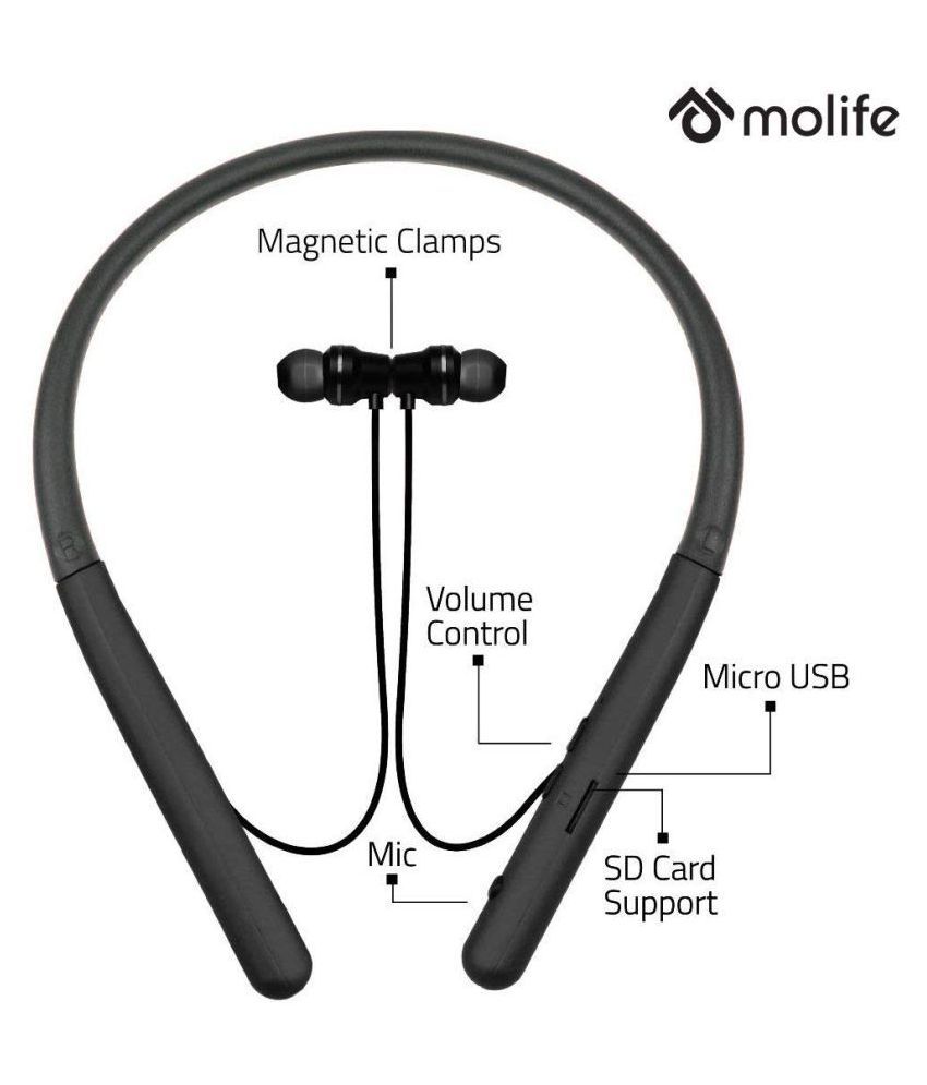 molife boomerang wireless sports neckband