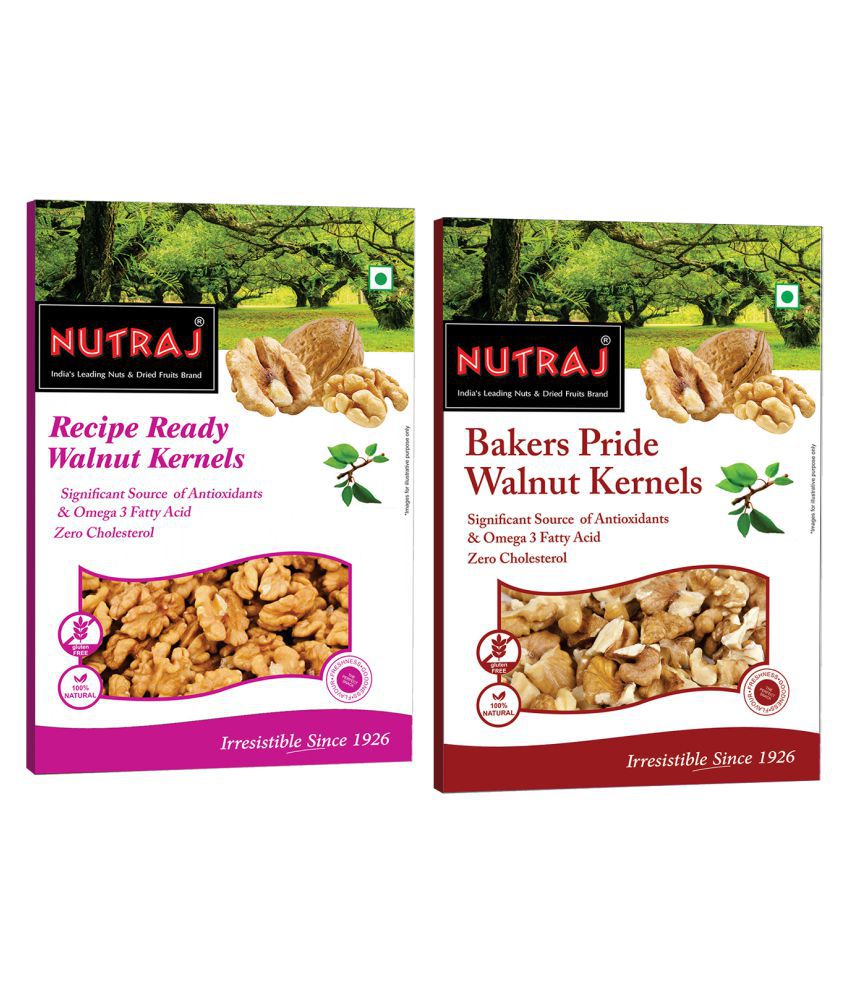 Nutraj Combo of Recipe Ready & Bakers Pride Walnut Kernels (250g Each)