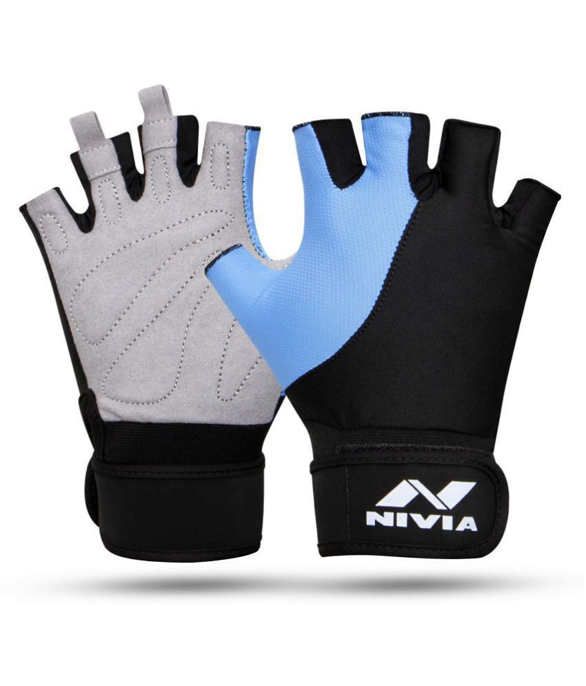 nivia gym gloves with wrist support