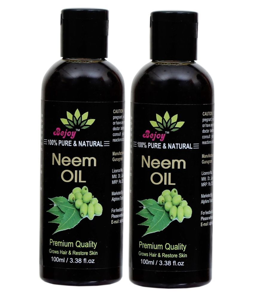BEJOY 100% Pure And Natural Neem Hair Oil 200 mL