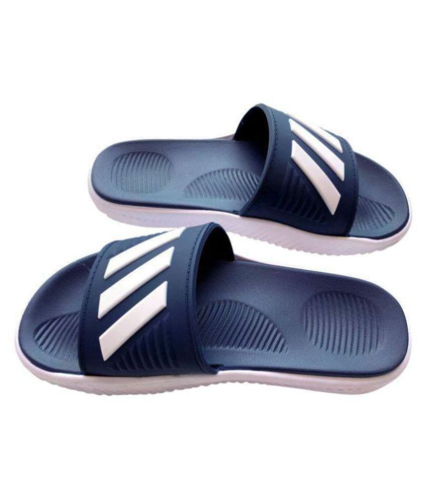 Adidas Blue Slide Flip flop Price in India- Buy Adidas Blue Slide Flip ...