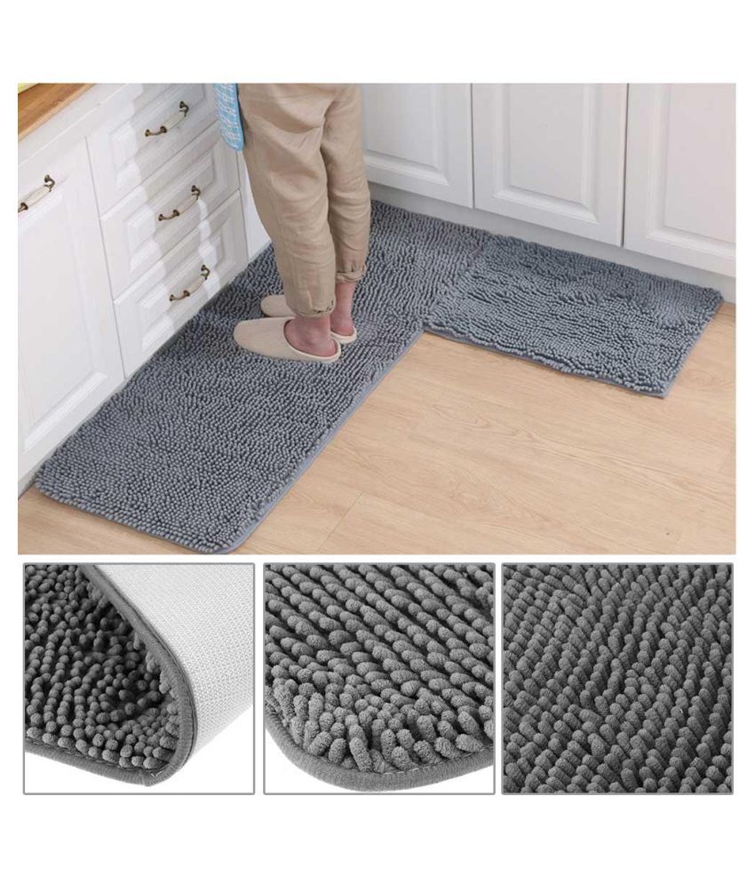 Microfiber Anti Slip Rug Bath Absorbent Carpet Bedroom Mat