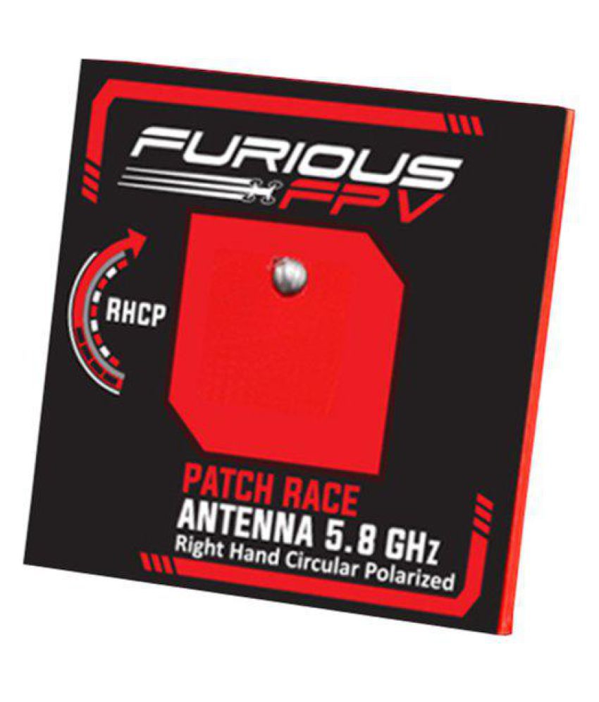 FuriousFPV 5.8GHz RHCP 6.7dBi Feather Patch Race FPV Antenna With SMA Male Conne
