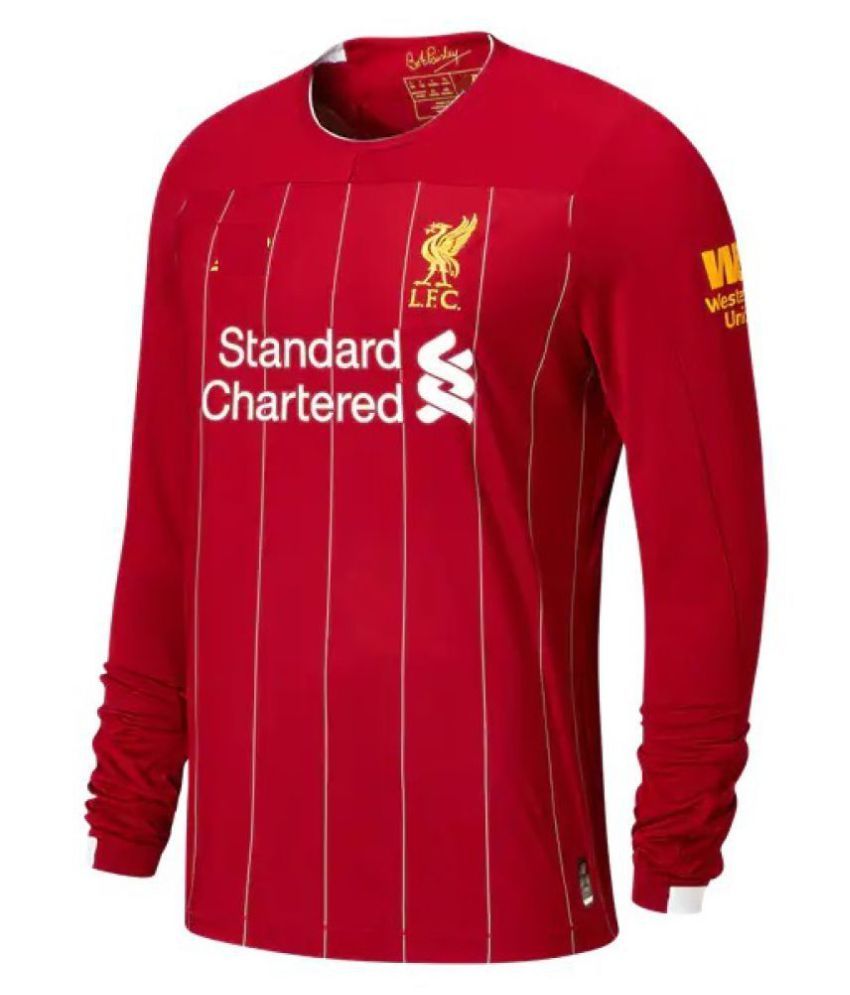 LIVERPOOL HOME LONG SLEEVES JERSEY WITH SHORT 2019/20: Buy ...