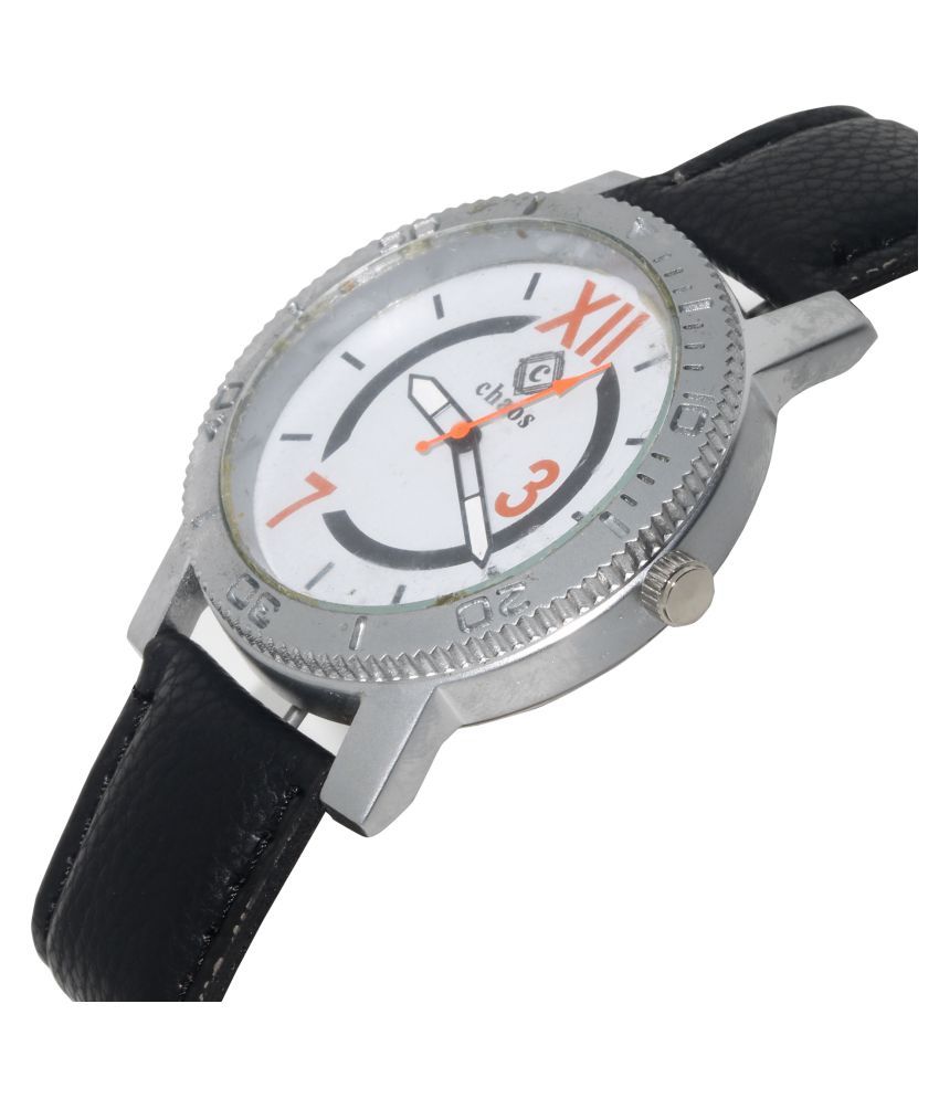 Chaos 02 Leather Analog Men's Watch - Buy Chaos 02 Leather Analog Men's