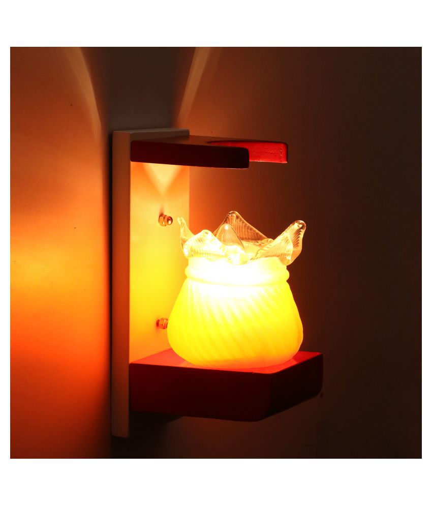     			AFAST Decorative Wall Light Night Lamp Orange - Pack of 1