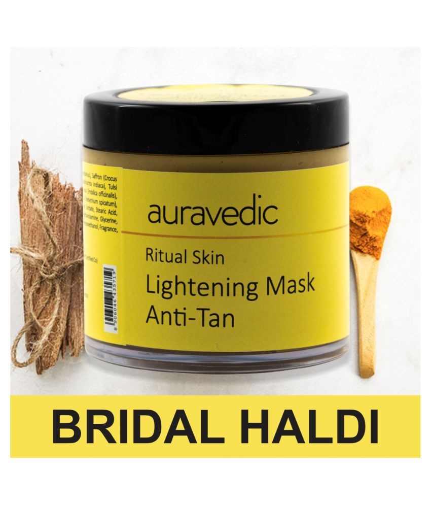 Auravedic Ritual Skin Lightening Face Mask Masks 100 gm Buy Auravedic Ritual Skin Lightening