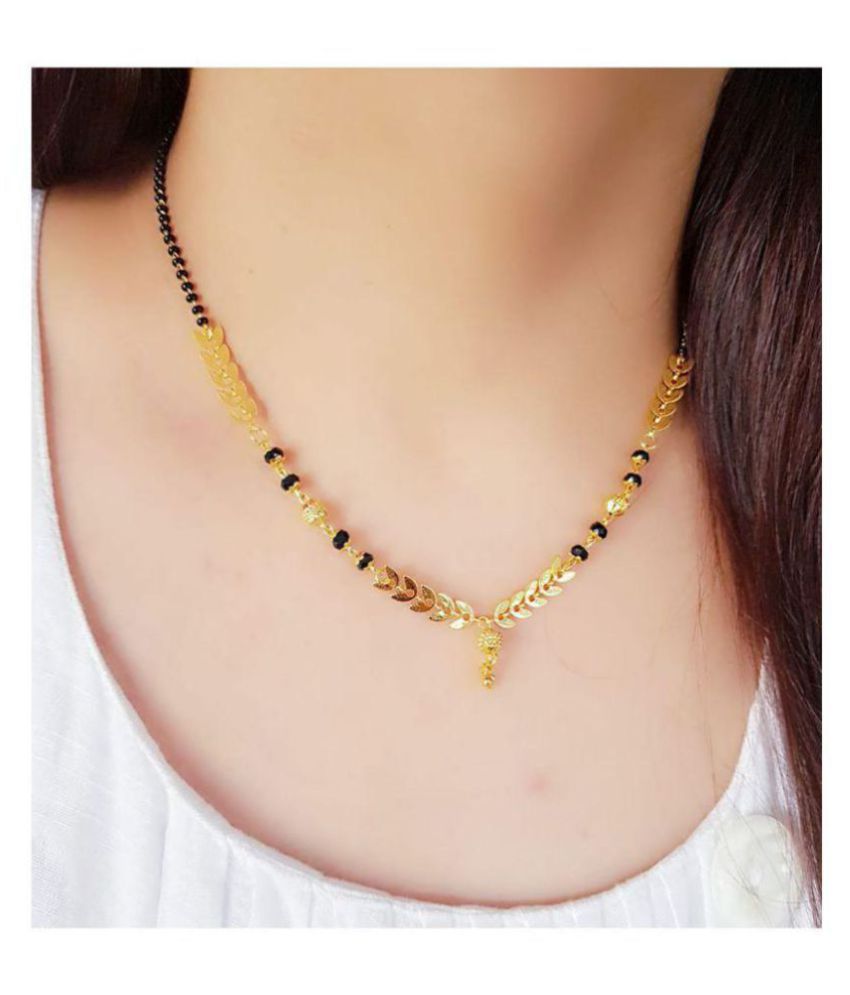     			Jewar Mandi Mangalsutra American Diamond Single Stone Jewelry With Crystal Chain For Women 8230